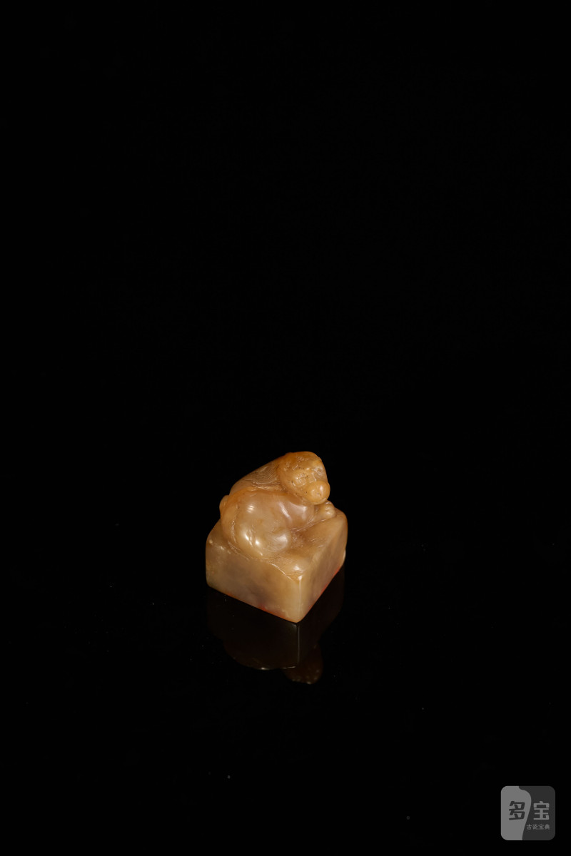 Lot1008 寿山石邓尔雅风格“小黄山馆”印 - 图6